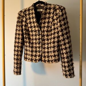 Vintage Houndstooth Women's Blazer
